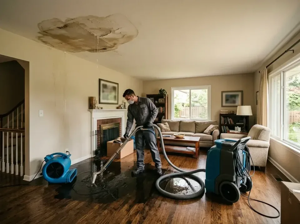 attic-pipe-burst-ceiling-drip-008 — frequently asked questions, Water Damage Restoration & Carpet Care in Sherrill, NY